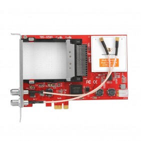 TBS6590 Multi Standard Dual Tuner Dual CI PCI-e Card, DVB-S2/S, DVB-T2/T,DVB-C2/C, DVB-S2X, for Pay TV
