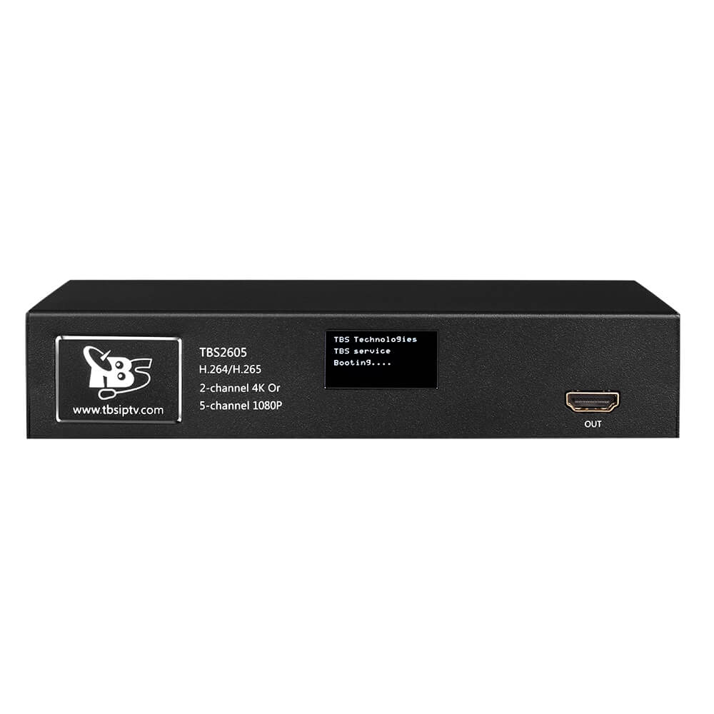 TBS2605 NDI®|HX2 supported 2 channels 4K/5 Channels 1080P 60hz HDMI Video Encoder