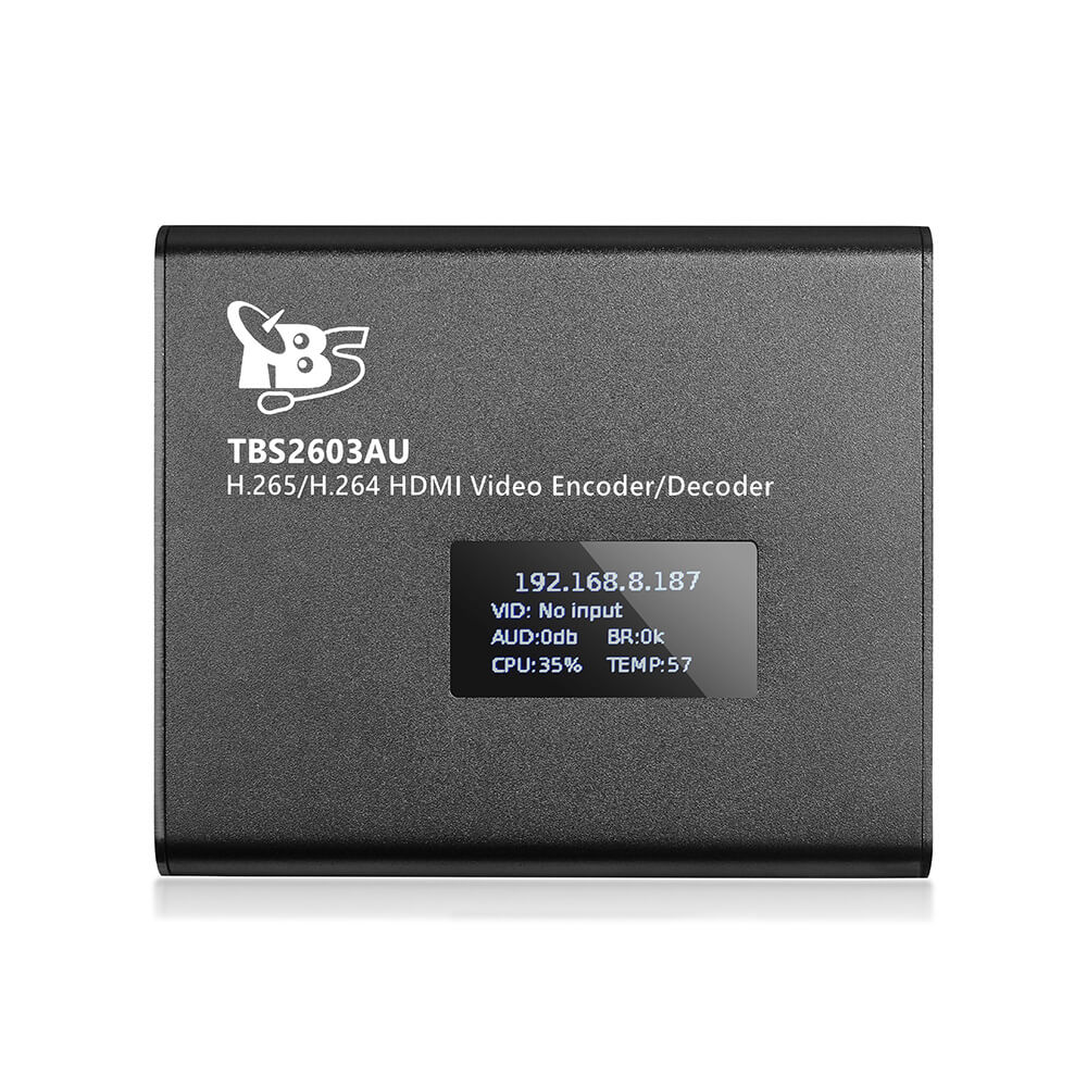 TBS2603au NDI®|HX2 supported H.265/H.264 HDMI Video Encoder & Decoder